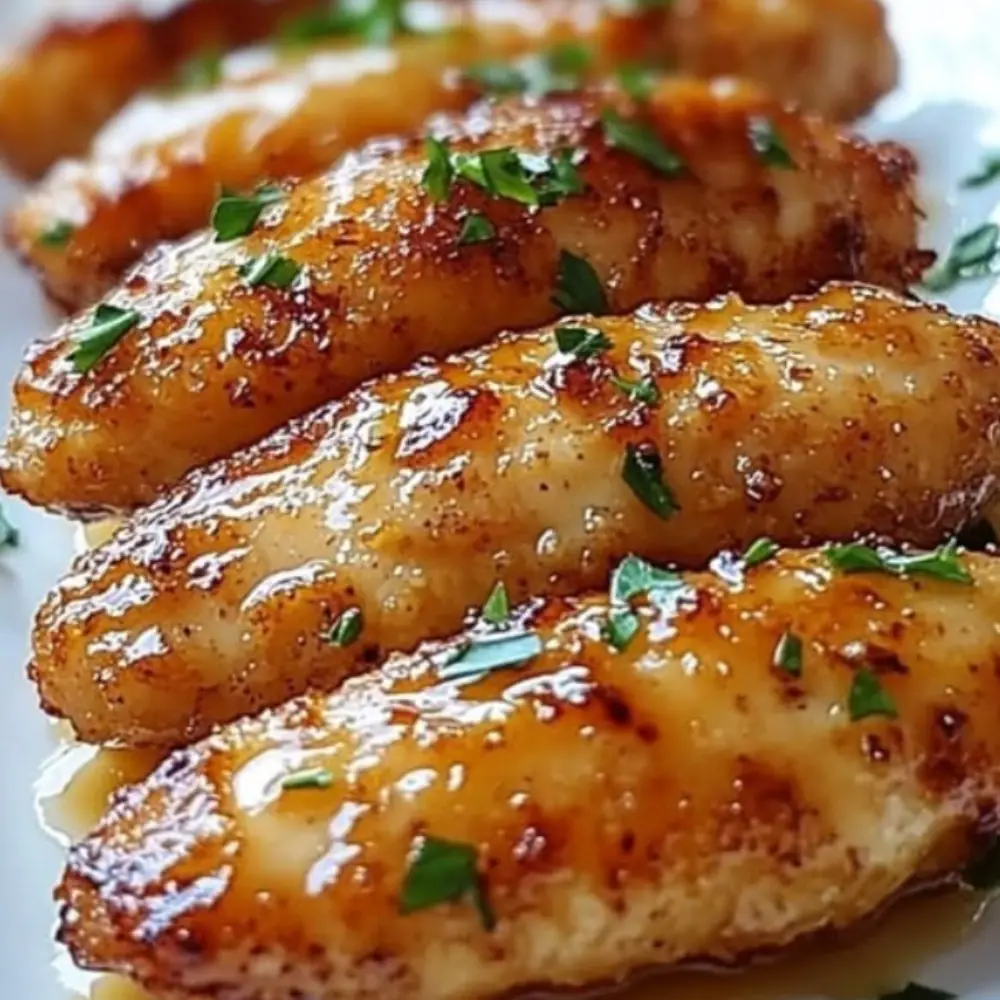 Air-Fried Honey Butter Garlic Chicken Tenders