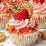 Strawberry Crunch Cupcakes
