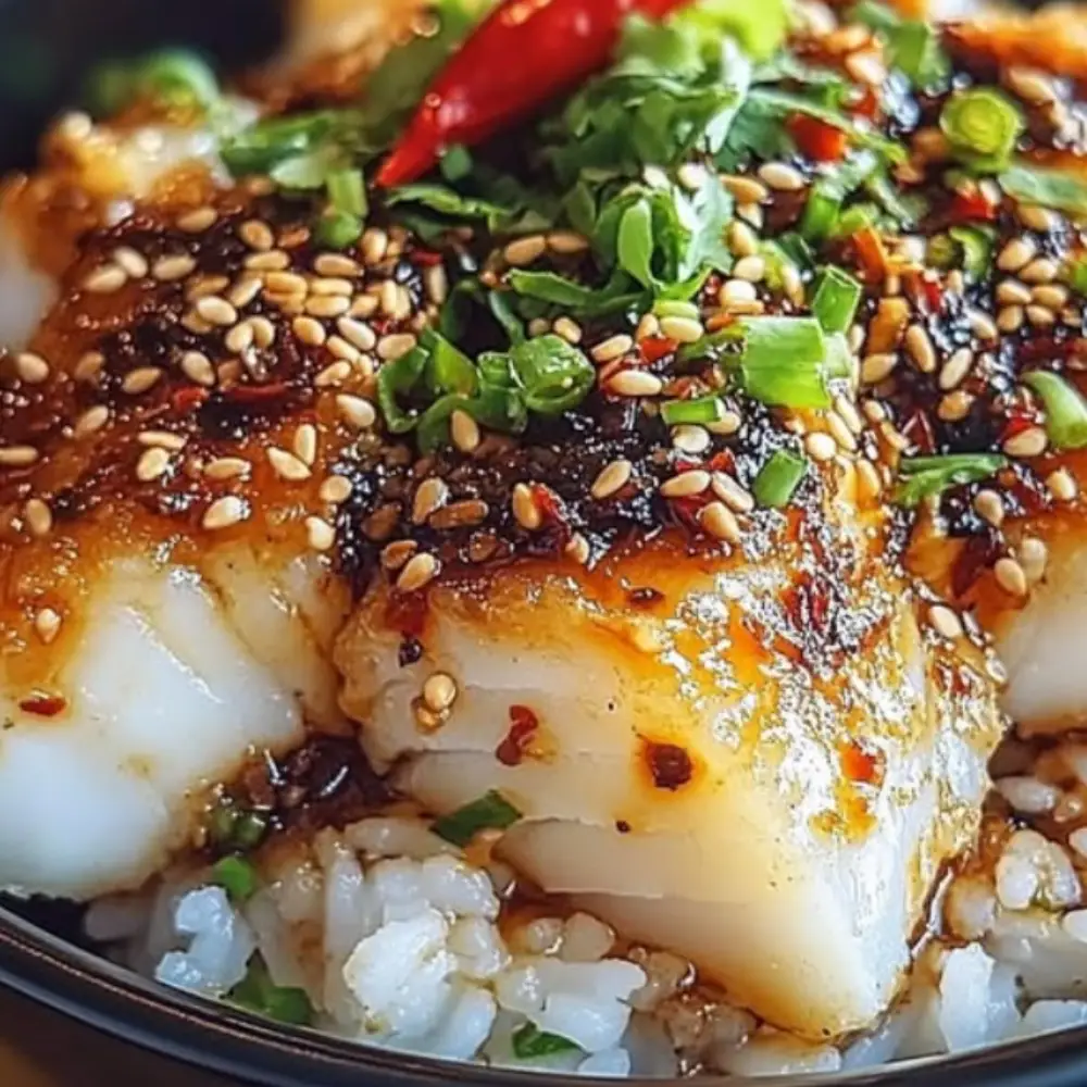 Ginger Soy Glazed Cod Fillets