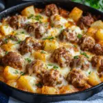 Meatballs with Potatoes and Cheese 3 Meatballs with Potatoes and Cheese