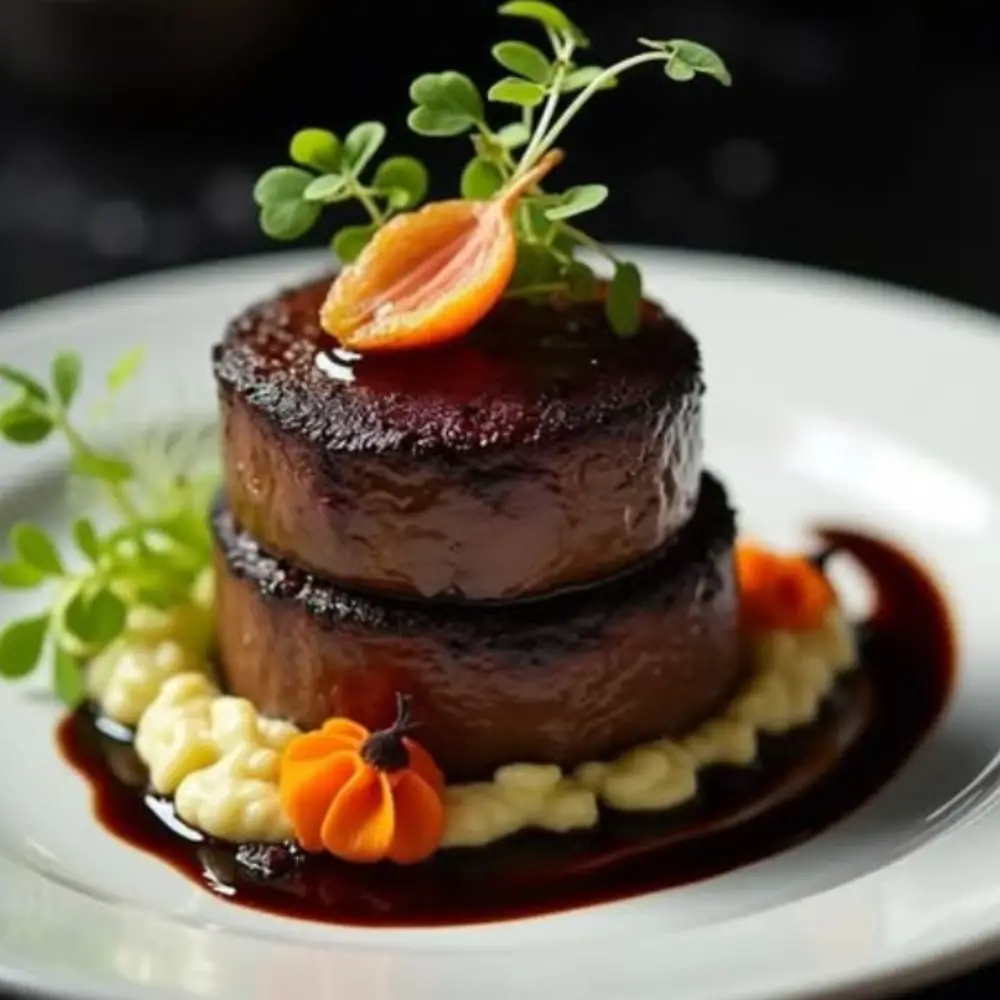 Double Barrel Beef with Vanilla Mash