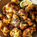 Parmesan Roasted Cauliflower 3 Parmesan Roasted Cauliflower