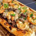 Steak and Shrimp Stuffed Bread 3 Steak and Shrimp Stuffed Bread