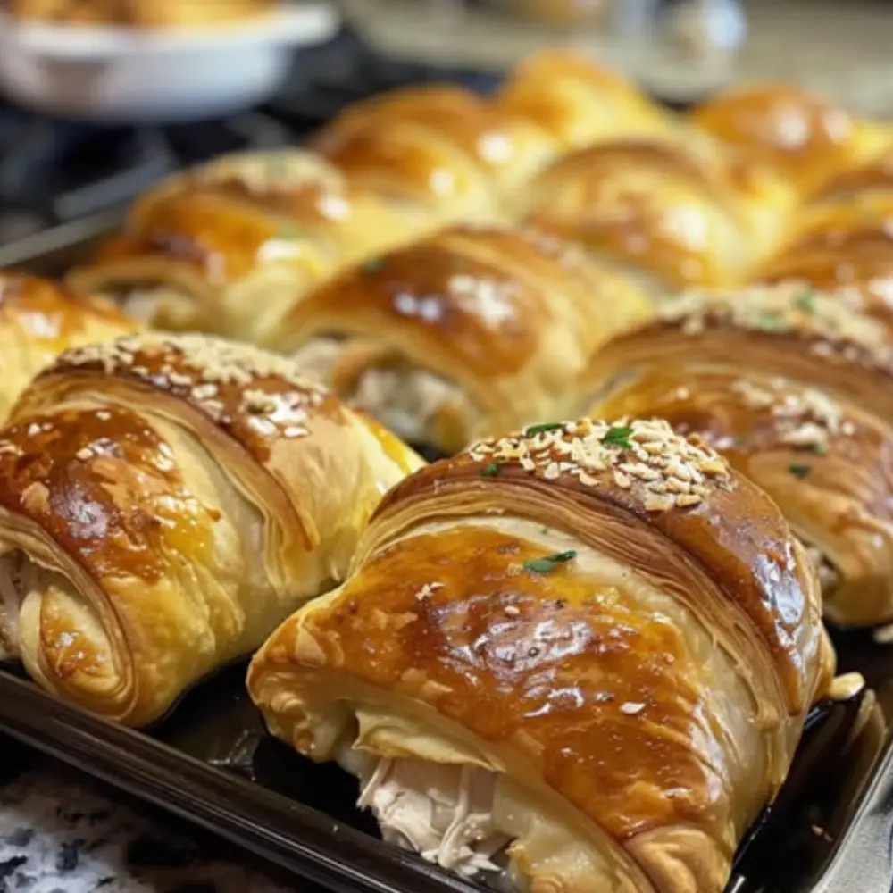 Baked Chicken Stuffed Crescent Rolls